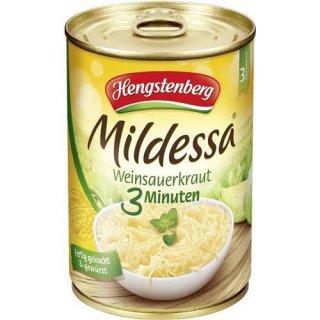 Hengstenberg Mildessa 3 minutes wine sauerkraut