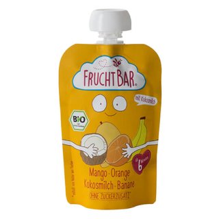 Fruchtbar Mango Orange Kokusnuss Banane