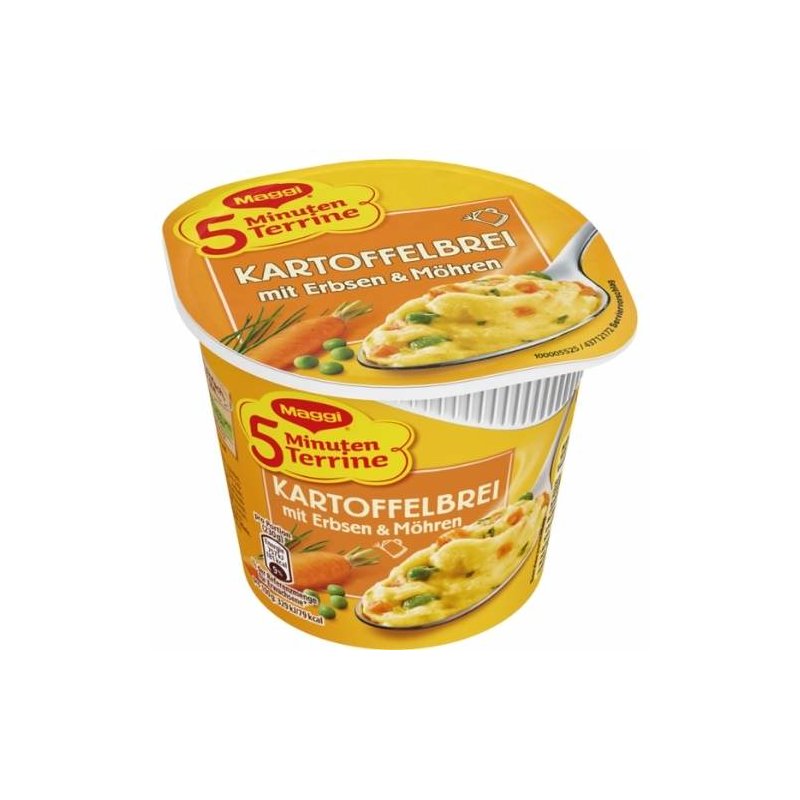 Maggi 5 Minuten Terrine Kartoffelbrei mit Erbsen & Möhren –Jetzt best, $ 3,93