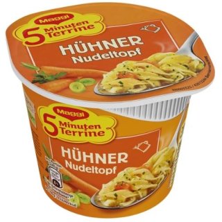 Maggi 5 Minuten Terrine Hühnernudeltopf