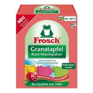 Frosch Granatapfel Bunt-Waschpulver, 18 WL