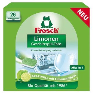 Frosch Geschirrspül-Tabs Alles-in-1 Limone 26 tabs