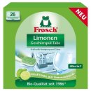 Frosch Geschirrsp&uuml;l-Tabs Alles-in-1 Limone 26 tabs