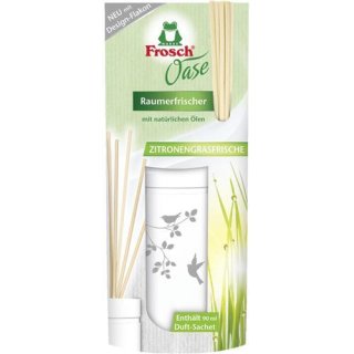 Frosch Oasis Room Freshener Lemongrass freshness incl.Design bottle