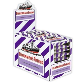 Fishermans Friend Cassis ohne Zucker 24er Thekendisplay