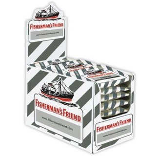Fishermans Friend Salmiak without sugar 24er counter display