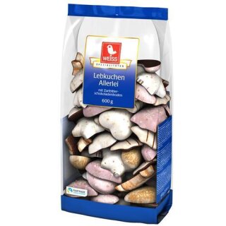 Lambertz WEISS Lebkuchen Allerei 600g