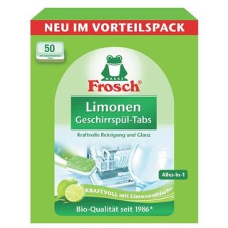 Frosch Geschirrspül-Tabs Alles-in-1 Limone 50 tabs