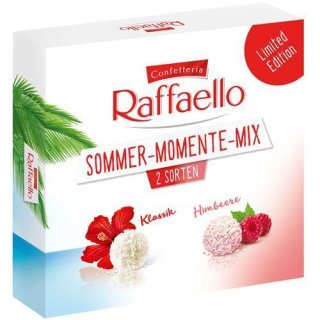 Ferrero Raffaello raspberry mix - German Coconut Sweets - Without Chocolate 260g
