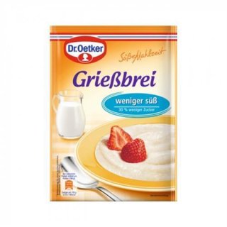 Dr. Oetker Süße Mahlzeit Grießbrei weniger süss