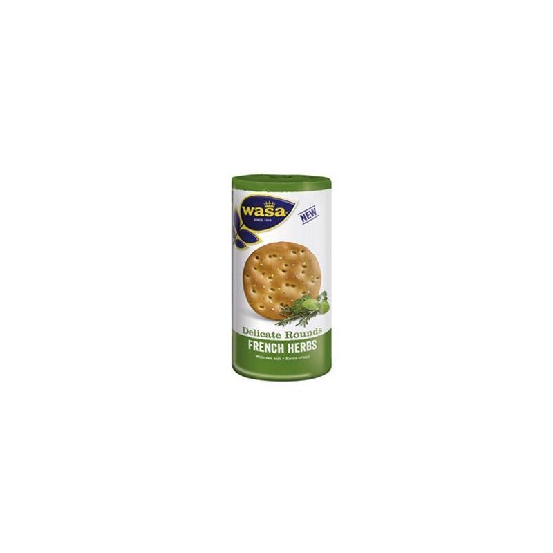 Wasa Rounds Wasa Crispbread Delicate Round French Herb – buy online now! Wasa – G ...