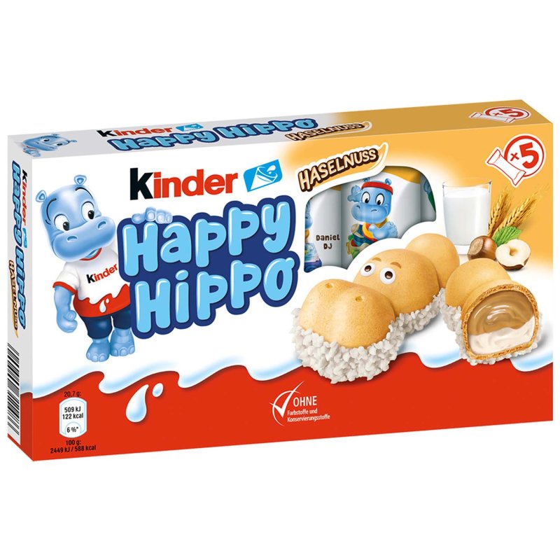 Kinder Happy Hippo Hazelnuts – buy online now! Ferrero –German Chocol, $  5,26
