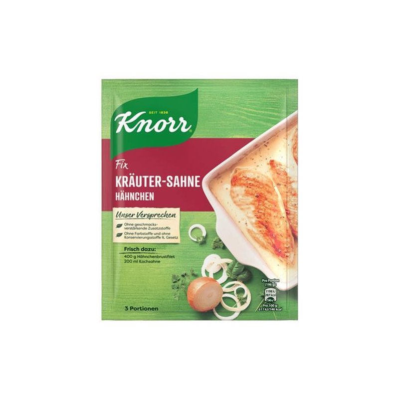 Knorr Fix Herb Cream Chicken – buy online now! Knorr –German FIX prod, $  3,35