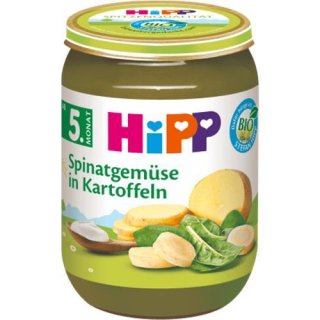 HiPP Spinach vegetables in potatoes (190g)