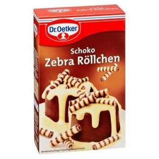Dr. Oetker Schoko Zebra Röllchen 75 g