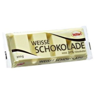 Wawi Kuvertüre weiße Schokolade 200 g