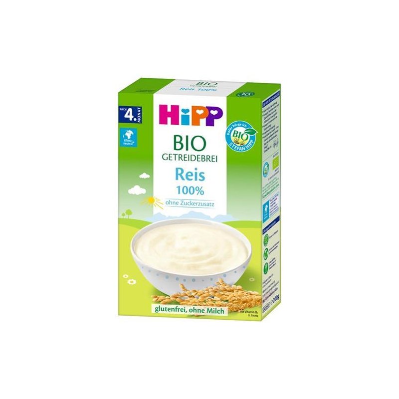 HiPP Cereal Porridge Organic 100% Rice (200g) – buy online now