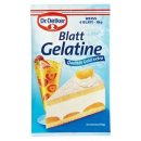 Dr. Oetker weiße Blattgelatine 6 Blatt