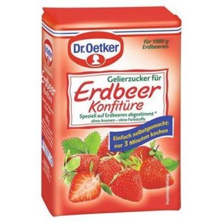 Dr. Oetker Gelierzucker Erdbeerkonfitüre 500 g