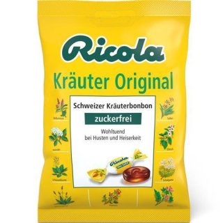 Ricola Herbs Original sugar-free – buy online now! Ricola –German Can, $  6,46