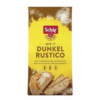 Schär Dunkel Rustico Mehl - glutenfrei