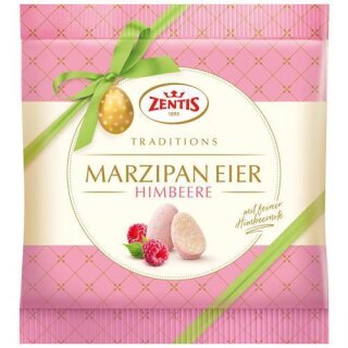 Zentis Marzipan Eggs Raspberry 125g