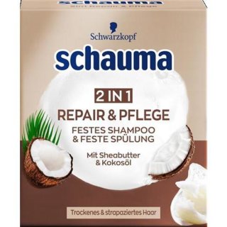 Schwarzkopf 2-in-1 Repair & Pflege festes Shampoo & feste Spülung