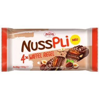 Zentis NussPli Waffel Riegel