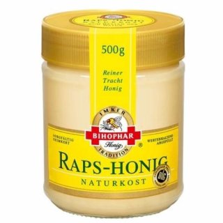 Bihophar Raps-Honig 500 g Glas