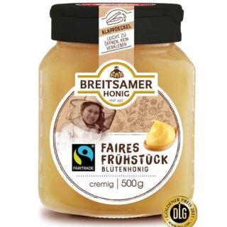 Breitsamer Faires Frühstück Blütenhonig cremig 500g