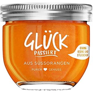 Glück Fruit Spread finely strained - Sweet Orange 230g