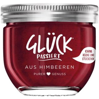 Glück Fruit Spread finely strained - Raspberry 230g