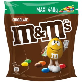 M&Ms Schokolinsen Chocolate Maxi 440g