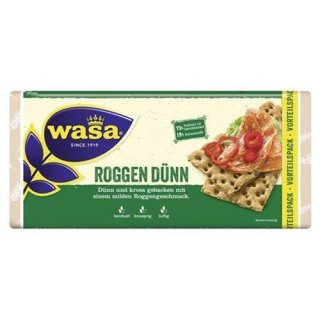 Wasa Knäckebrot Roggen Dünn 410 g