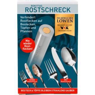 Rokitta\'s Rostschreck Rust Magnet – buy online now! Rokitta\'s –German, $  31,14 | Küche, ab 25.01.