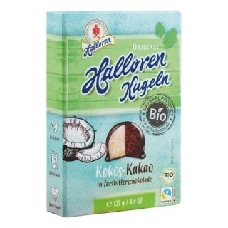Halloren Bio Kugeln Kokos-Kakao