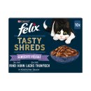 Purina Felix Tasty Shreds - Mixed Selection 10 x 80g