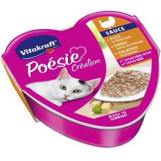 Vitakraft Poésie Création - Pute in Käsesauce 85g