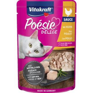 Vitakraft Poésie Délice - Huhn in Sauce 85g