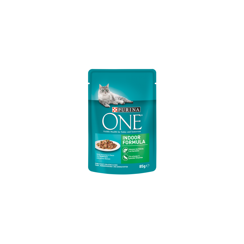 Purina ONE Indoor - Tuna & Green Beans 85g