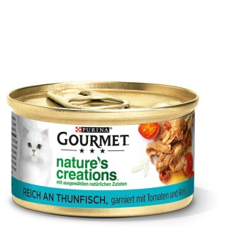 Purina Gourmet Natures Creations - Thunfisch, Tomaten & Reis 85g