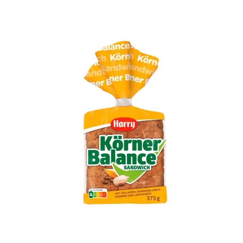 Harry Körner Balance Multigrain Toast 375g – buy online now! Harry-Br ...