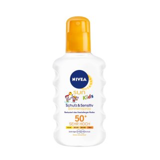 Nivea Kids Protection & Sensitive Sun Spray SPF 50+, 200ml