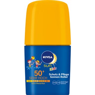 Nivea Sun Kids Schutz & Pflege Sonnen-Roller LSF 50+, 50 ml