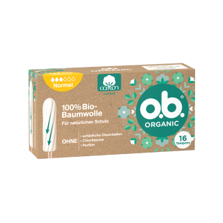 o.b. Organic Tampons - normal 16 Stück