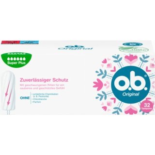o.b. Original Tampons - super plus 32 Stück