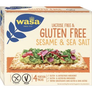 Wasa Crispbread Gluten & Lactose Free Sesame & Sea Salt 240g