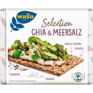 Wasa Knäckebrot Selection Chia & Meersalz 245g