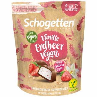 Schogetten Vegan Strawberry Vanilla 125g