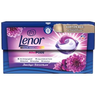 Lenor Color Detergent All-in-1 Pods - Amethyst Blossom Dream 38 loads